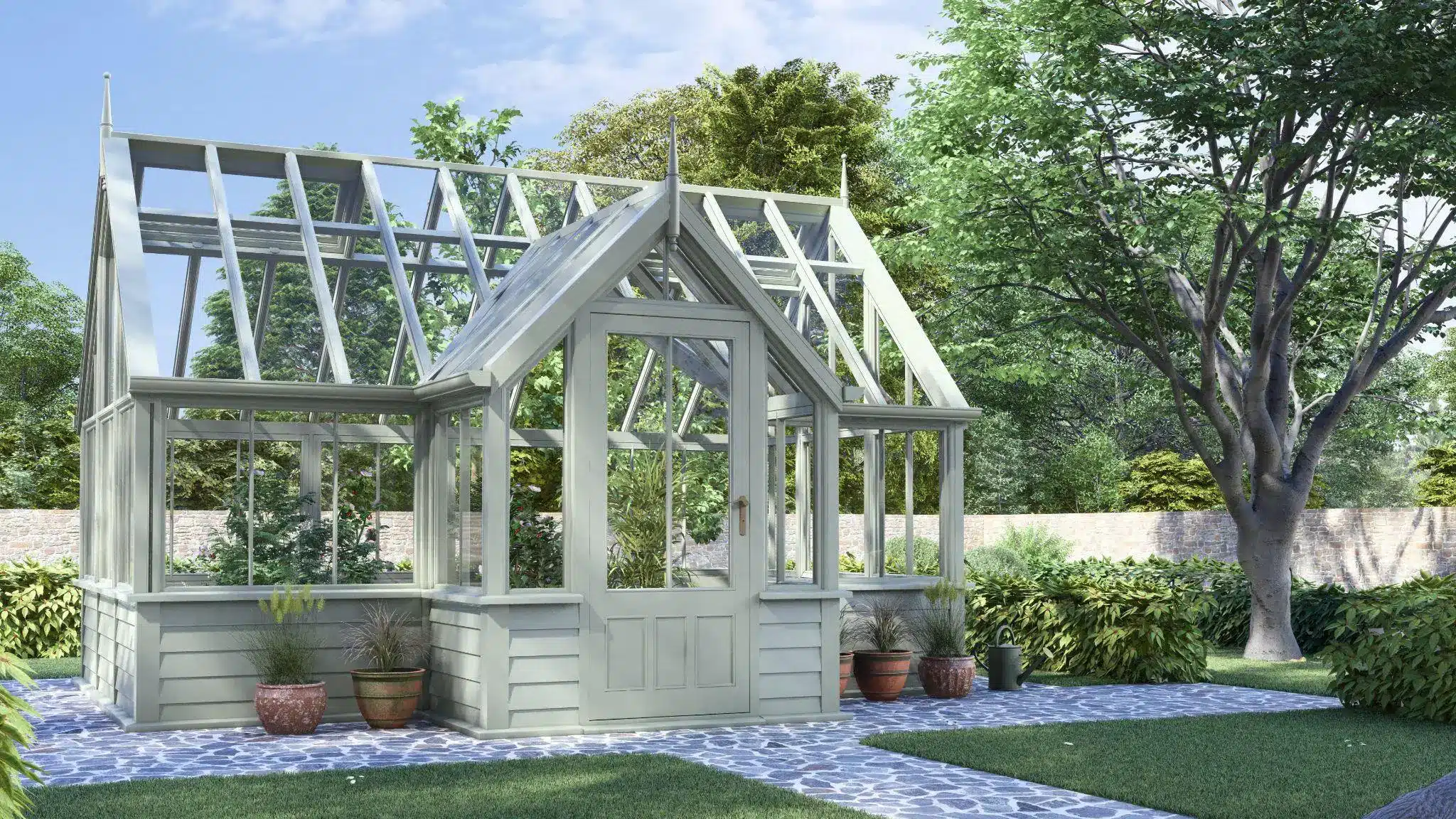 luxury timber greenhouses