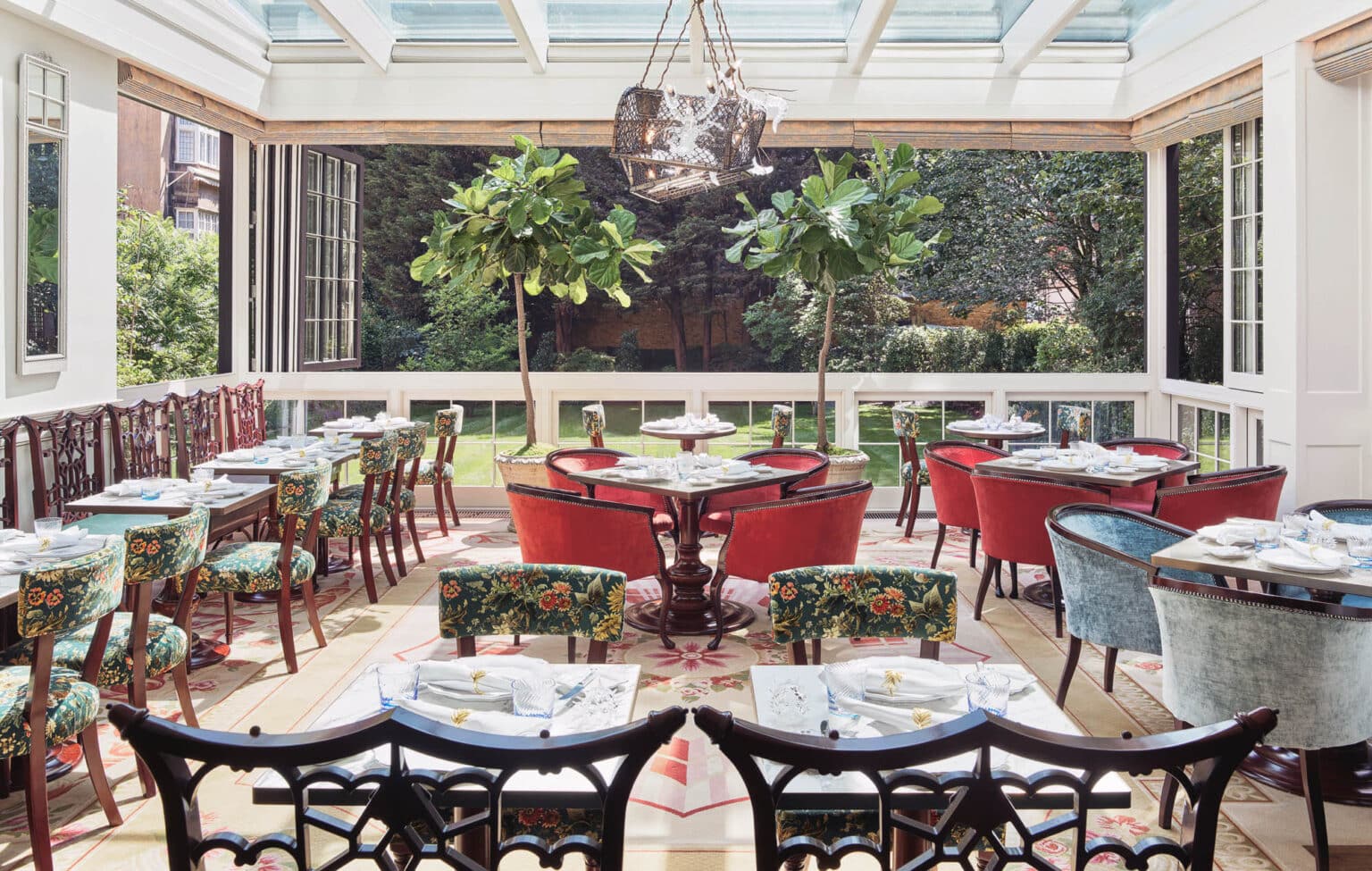 Commercial conservatory interior.
