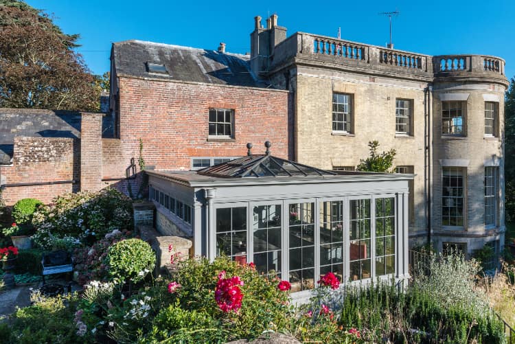 Hampton period property conservatory